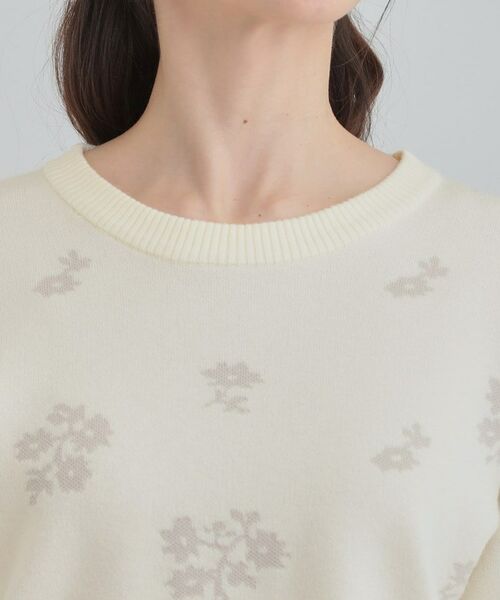 SHOO・LA・RUE / シューラルー ニット・セーター | 【S‐LL】大人上品な レトロフラワーニット | 詳細16