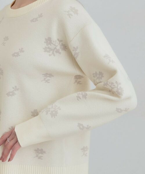 SHOO・LA・RUE / シューラルー ニット・セーター | 【S‐LL】大人上品な レトロフラワーニット | 詳細17