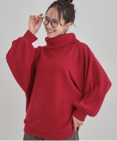 SHOO・LA・RUE / シューラルー カットソー | お顔周りをスッキリ見せるオフタートルリブドルマン