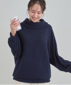 SHOO・LA・RUE / シューラルー カットソー | お顔周りをスッキリ見せるオフタートルリブドルマン