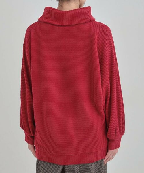 SHOO・LA・RUE / シューラルー カットソー | お顔周りをスッキリ見せるオフタートルリブドルマン | 詳細15