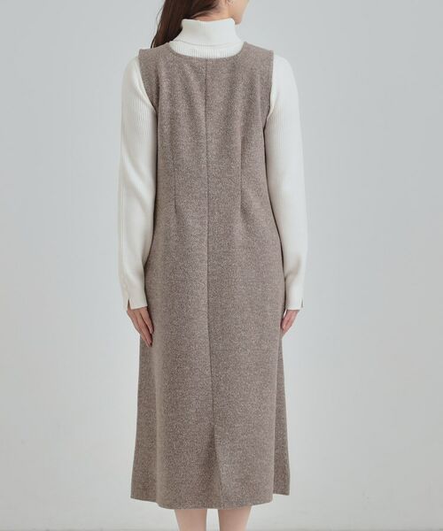 SHOO・LA・RUE / シューラルー ミニ丈・ひざ丈ワンピース | 【S-LL】甘すぎない大人のツイード調ジャンスカ | 詳細11