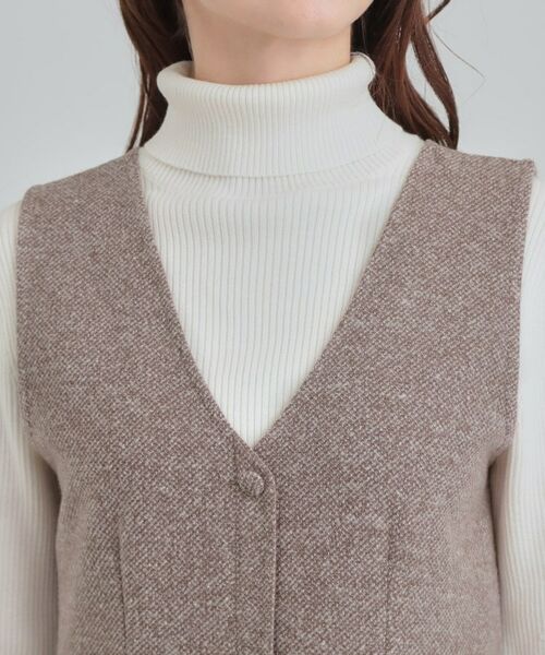 SHOO・LA・RUE / シューラルー ミニ丈・ひざ丈ワンピース | 【S-LL】甘すぎない大人のツイード調ジャンスカ | 詳細12