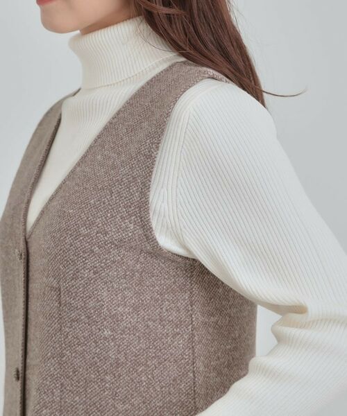 SHOO・LA・RUE / シューラルー ミニ丈・ひざ丈ワンピース | 【S-LL】甘すぎない大人のツイード調ジャンスカ | 詳細13