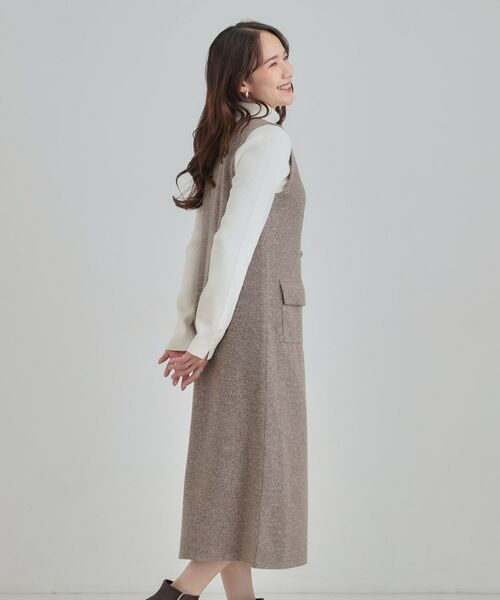 SHOO・LA・RUE / シューラルー ミニ丈・ひざ丈ワンピース | 【S-LL】甘すぎない大人のツイード調ジャンスカ | 詳細6