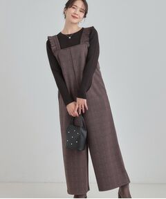 SHOO・LA・RUE / シューラルー サロペット・オールインワン | 【S-LL】大人のための チェック柄フリルサロペット