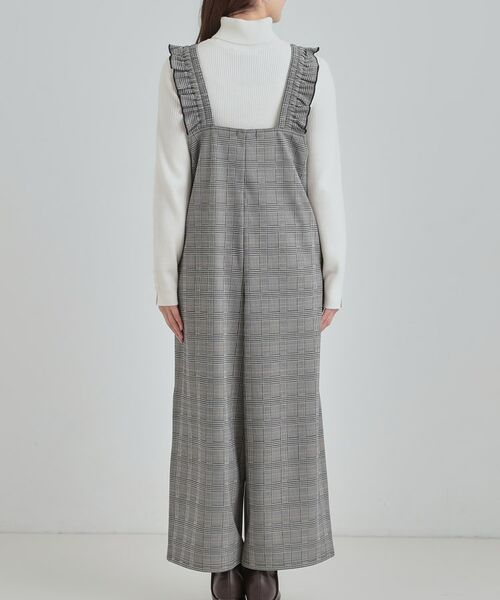 SHOO・LA・RUE / シューラルー サロペット・オールインワン | 【S-LL】大人のための チェック柄フリルサロペット | 詳細11