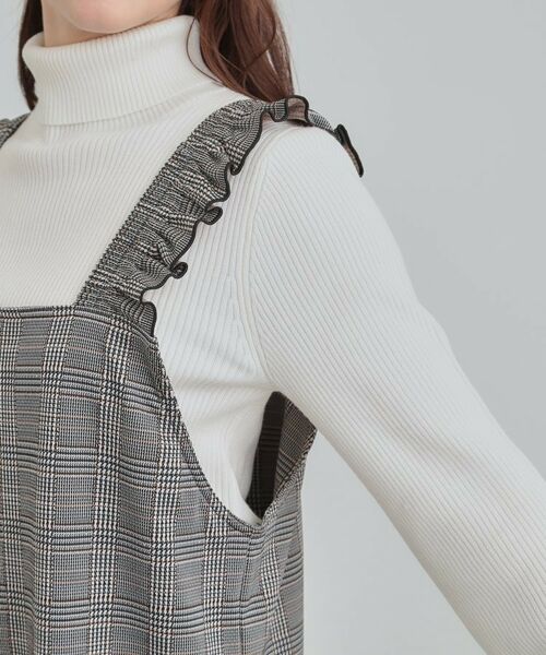 SHOO・LA・RUE / シューラルー サロペット・オールインワン | 【S-LL】大人のための チェック柄フリルサロペット | 詳細13