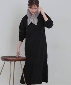 SHOO・LA・RUE / シューラルー ロング・マキシ丈ワンピース | スタイルがすっきりに見える 裾マーメイドニットワンピース