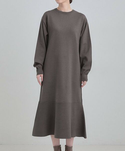 SHOO・LA・RUE / シューラルー ロング・マキシ丈ワンピース | スタイルがすっきりに見える 裾マーメイドニットワンピース | 詳細12