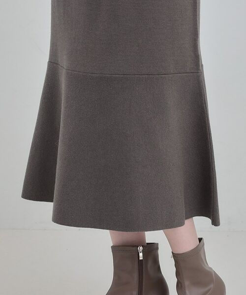 SHOO・LA・RUE / シューラルー ロング・マキシ丈ワンピース | スタイルがすっきりに見える 裾マーメイドニットワンピース | 詳細17