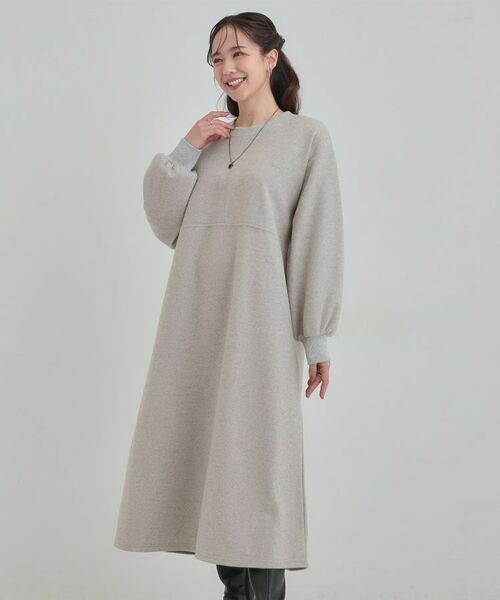 SHOO・LA・RUE / シューラルー ロング・マキシ丈ワンピース | 【あったか】1枚で着られる Aラインワンピース | 詳細1