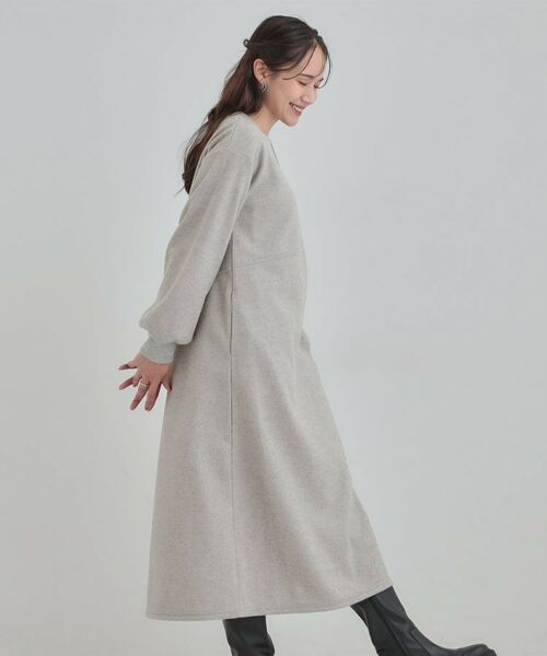 SHOO・LA・RUE / シューラルー ロング・マキシ丈ワンピース | 【あったか】1枚で着られる Aラインワンピース | 詳細2