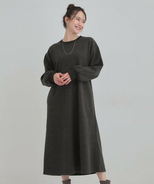 SHOO・LA・RUE / シューラルー ロング・マキシ丈ワンピース | 【あったか】1枚で着られる Aラインワンピース | 詳細5
