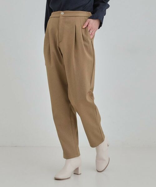 SHOO・LA・RUE / シューラルー パンツ | ウールフィール裏起毛テーパード | 詳細6