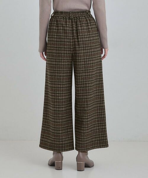 SHOO・LA・RUE / シューラルー パンツ | 【あったか】チェック柄ワイドパンツ | 詳細11