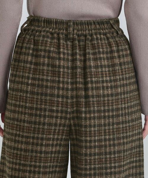 SHOO・LA・RUE / シューラルー パンツ | 【あったか】チェック柄ワイドパンツ | 詳細14
