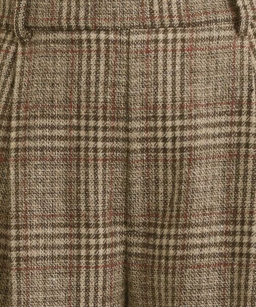 SHOO・LA・RUE / シューラルー パンツ | 【あったか】チェック柄ワイドパンツ | 詳細8