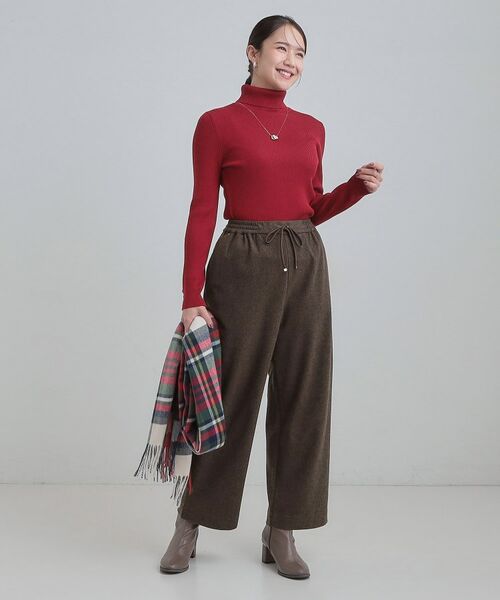 SHOO・LA・RUE / シューラルー パンツ | 【あったか/洗濯機可/S-LL】リラックスできる イージーワイドパンツ | 詳細11