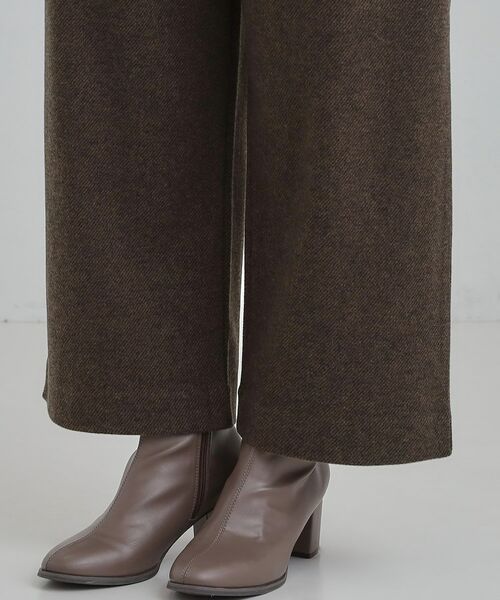 SHOO・LA・RUE / シューラルー パンツ | 【あったか/洗濯機可/S-LL】リラックスできる イージーワイドパンツ | 詳細19