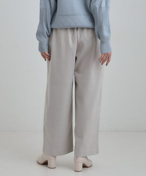 SHOO・LA・RUE / シューラルー パンツ | 【あったか/洗濯機可/S-LL】リラックスできる イージーワイドパンツ | 詳細2