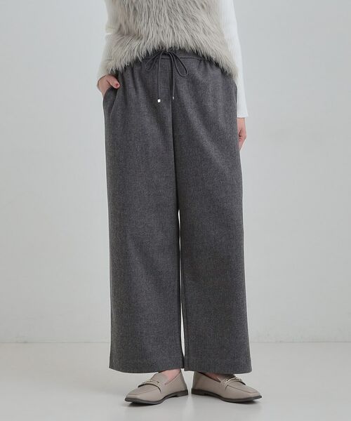SHOO・LA・RUE / シューラルー パンツ | 【あったか/洗濯機可/S-LL】リラックスできる イージーワイドパンツ | 詳細6