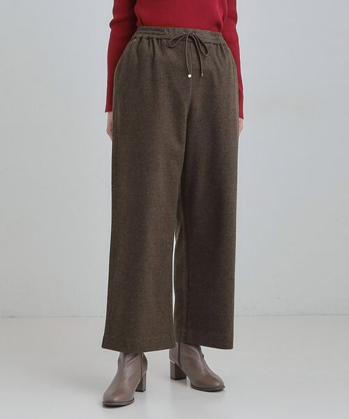 SHOO・LA・RUE / シューラルー パンツ | 【あったか/洗濯機可/S-LL】リラックスできる イージーワイドパンツ | 詳細9