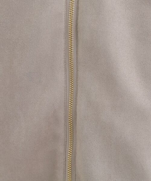 SHOO・LA・RUE / シューラルー その他アウター | 【S-LL】マットな色味が大人な雰囲気 スエード調フードコート | 詳細12