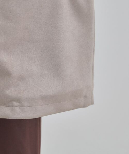 SHOO・LA・RUE / シューラルー その他アウター | 【S-LL】マットな色味が大人な雰囲気 スエード調フードコート | 詳細19