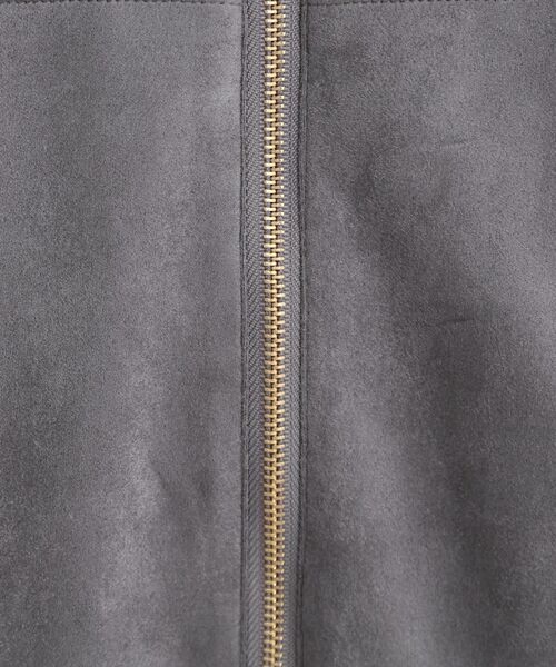 SHOO・LA・RUE / シューラルー その他アウター | 【S-LL】マットな色味が大人な雰囲気 スエード調フードコート | 詳細8