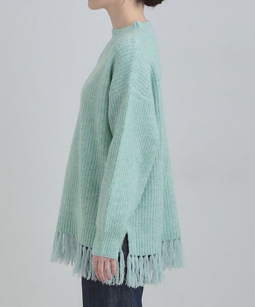 SHOO・LA・RUE / シューラルー ニット・セーター | 裾フリンジで1枚でサマ見えニット | 詳細14