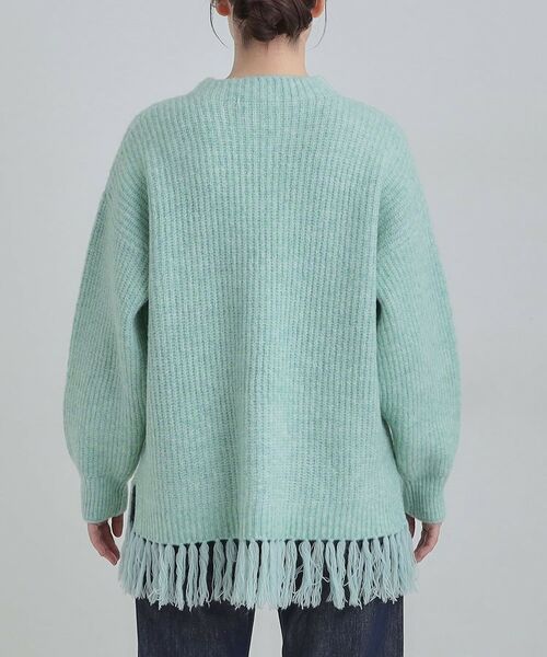 SHOO・LA・RUE / シューラルー ニット・セーター | 裾フリンジで1枚でサマ見えニット | 詳細15