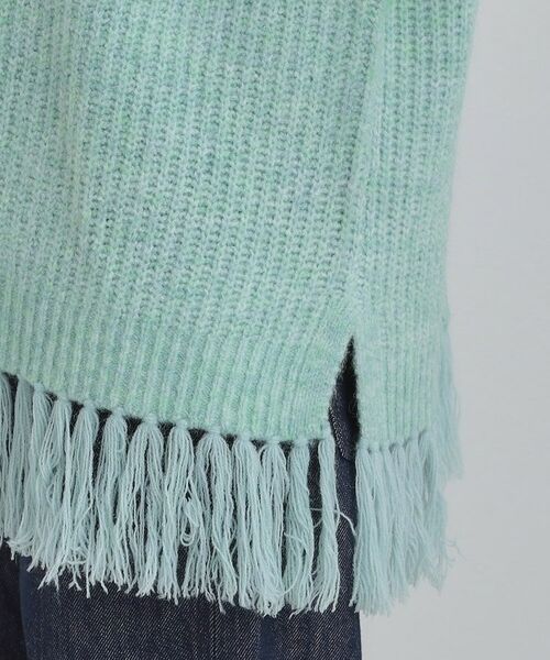 SHOO・LA・RUE / シューラルー ニット・セーター | 裾フリンジで1枚でサマ見えニット | 詳細18