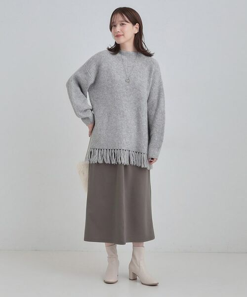 SHOO・LA・RUE / シューラルー ニット・セーター | 裾フリンジで1枚でサマ見えニット | 詳細7