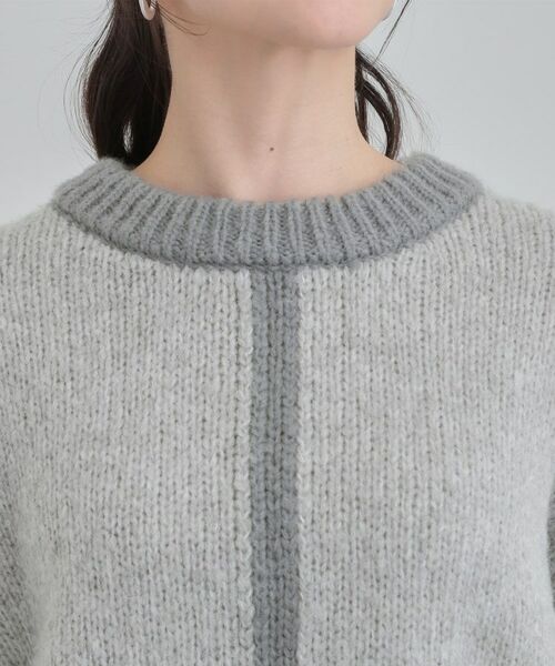 SHOO・LA・RUE / シューラルー ニット・セーター | 【S-LL】配色デザインがポイント ざっくり編みゆるニット | 詳細16