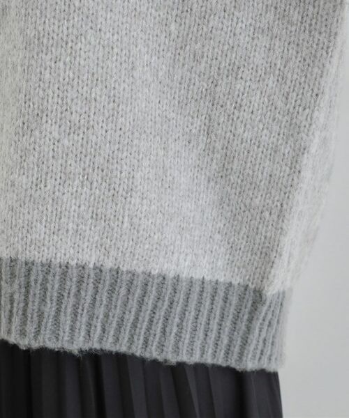 SHOO・LA・RUE / シューラルー ニット・セーター | 【S-LL】配色デザインがポイント ざっくり編みゆるニット | 詳細18
