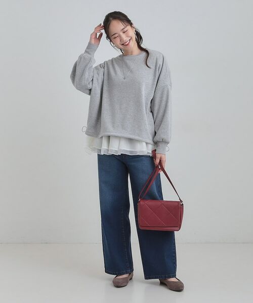 SHOO・LA・RUE / シューラルー スウェット | ドロスト裏シャギースウェット | 詳細3