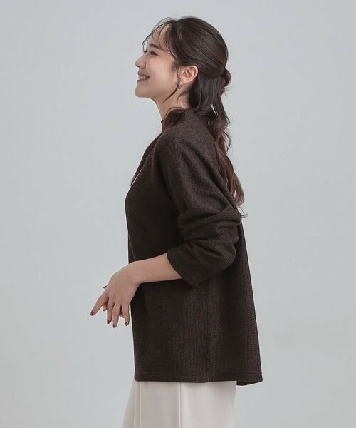 SHOO・LA・RUE / シューラルー カットソー | 【あったか】モックネックニットソートップス | 詳細10