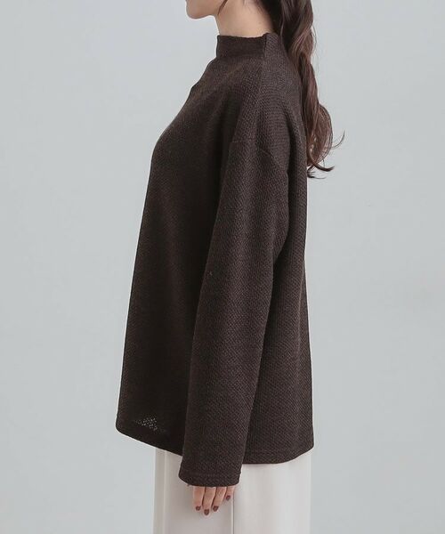 SHOO・LA・RUE / シューラルー カットソー | 【あったか】モックネックニットソートップス | 詳細14