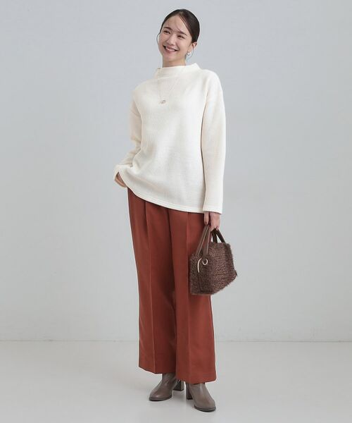 SHOO・LA・RUE / シューラルー カットソー | 【あったか】モックネックニットソートップス | 詳細3