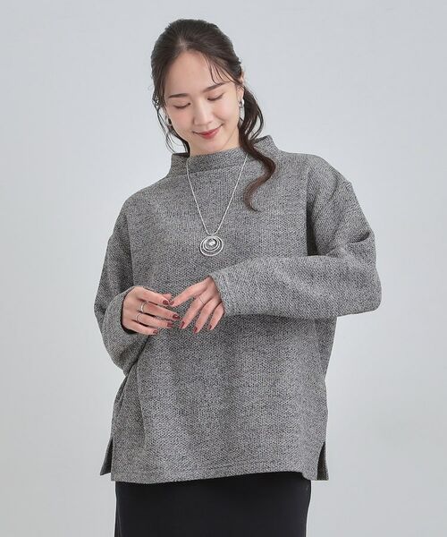 SHOO・LA・RUE / シューラルー カットソー | 【あったか】モックネックニットソートップス | 詳細5