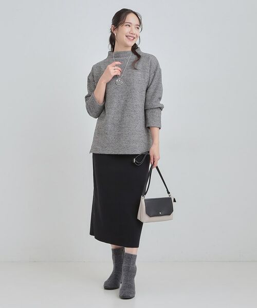 SHOO・LA・RUE / シューラルー カットソー | 【あったか】モックネックニットソートップス | 詳細7