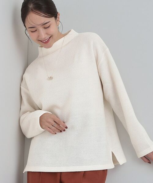 SHOO・LA・RUE / シューラルー カットソー | 【あったか】モックネックニットソートップス(アイボリー(004))