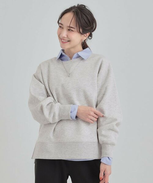 SHOO・LA・RUE / シューラルー スウェット | 【あったか】ガゼット付き裏起毛スウェット | 詳細1