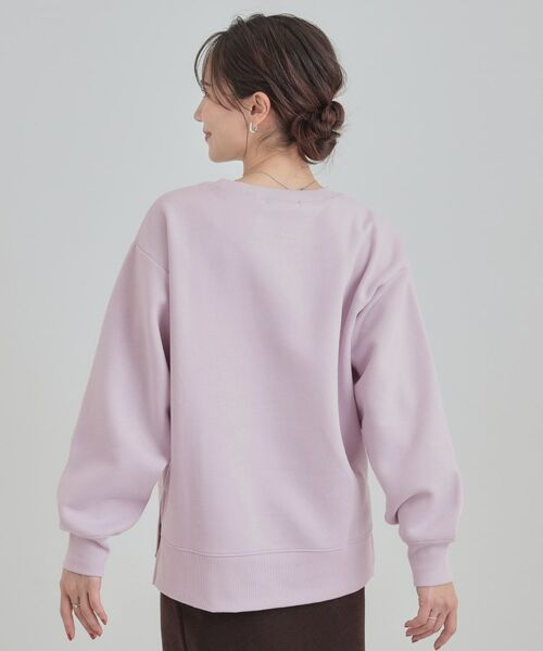 SHOO・LA・RUE / シューラルー スウェット | 【あったか】ガゼット付き裏起毛スウェット | 詳細10