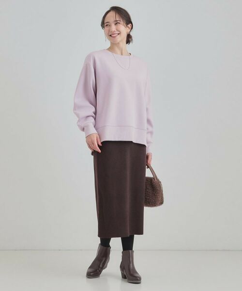 SHOO・LA・RUE / シューラルー スウェット | 【あったか】ガゼット付き裏起毛スウェット | 詳細11