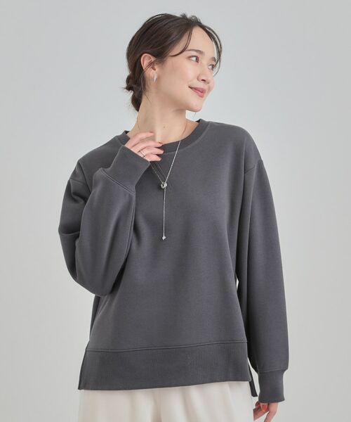 SHOO・LA・RUE / シューラルー スウェット | 【あったか】ガゼット付き裏起毛スウェット | 詳細5