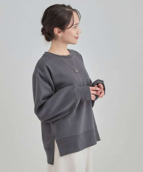 SHOO・LA・RUE / シューラルー スウェット | 【あったか】ガゼット付き裏起毛スウェット | 詳細6