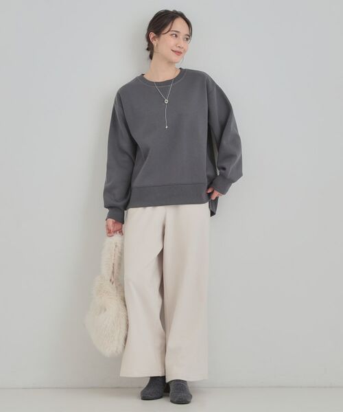 SHOO・LA・RUE / シューラルー スウェット | 【あったか】ガゼット付き裏起毛スウェット | 詳細7