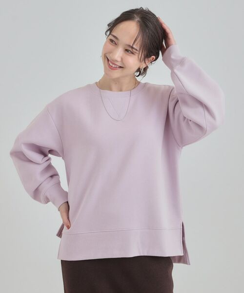 SHOO・LA・RUE / シューラルー スウェット | 【あったか】ガゼット付き裏起毛スウェット | 詳細9